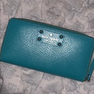 Teal Kate Spade Wallet NWOT